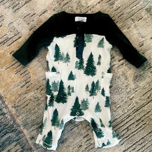 Angel Dear waffle Henley sz 0-3